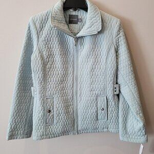 NWT! Ladies Quilted Jacket Seafoam Green Size L RETAIL $109